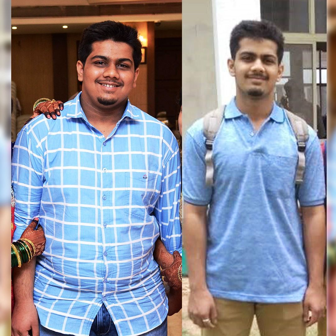 How to lose weight this guy who lost 29 kgs by following a vegetarian diet & a self-designed workout routine