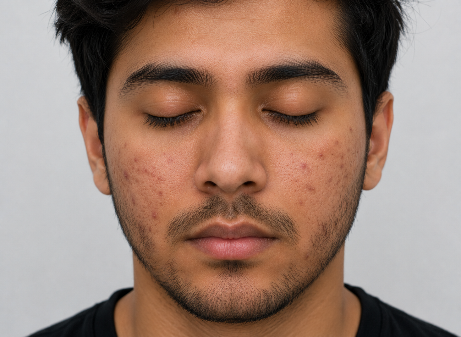 Acne and Scar Treatment before result