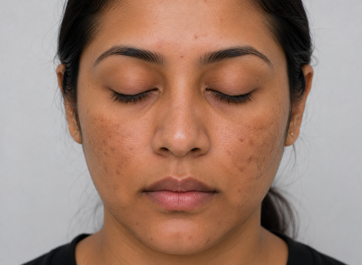Skin Whitening Treatment before result