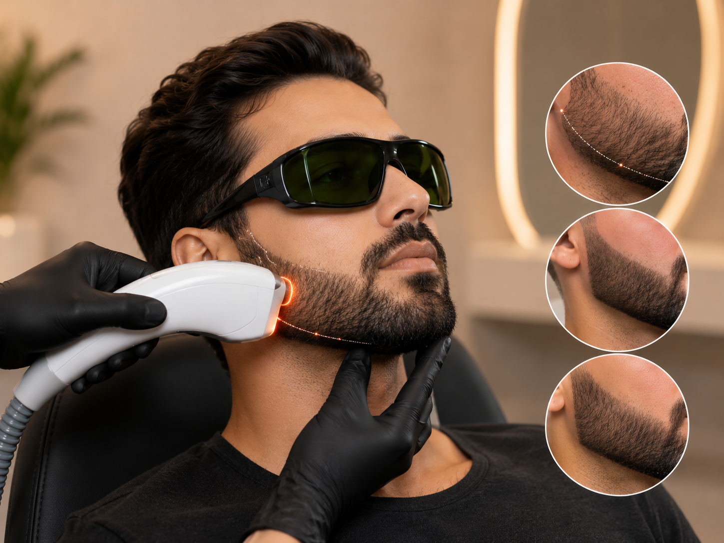 Laser Beard Shaping